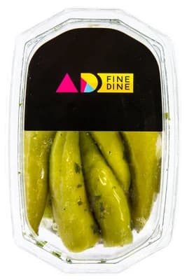 Fine Dine Zelené feferonky plněné sýrem