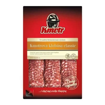 Kmotr Kmotrova klobása Classic plátky