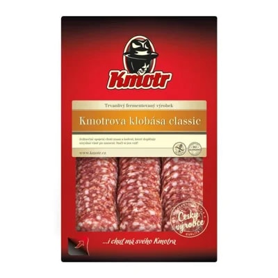 Kmotr Kmotrova klobása Classic plátky