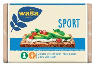 Wasa Sport celozrnný žitný chléb