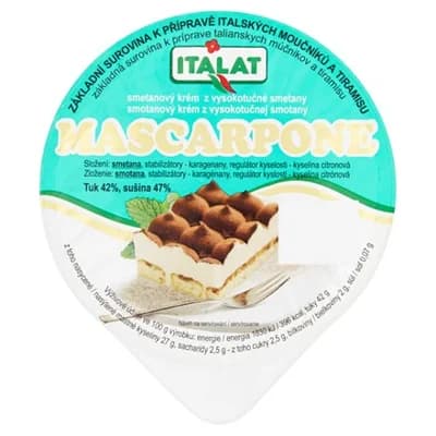 ITALAT Mascarpone smetanový krém chlaz.