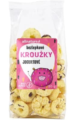 Allnature Kroužky jogurtové bezlepkové