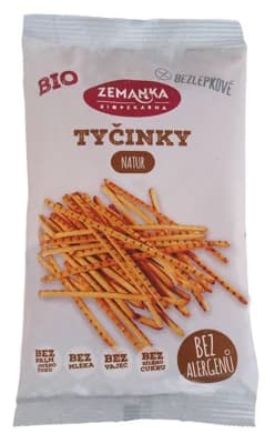 Biopekárna Zemanka BIO Bezlepkové tyčinky natur