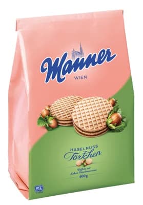 Manner oplatky lískooříšková náplň