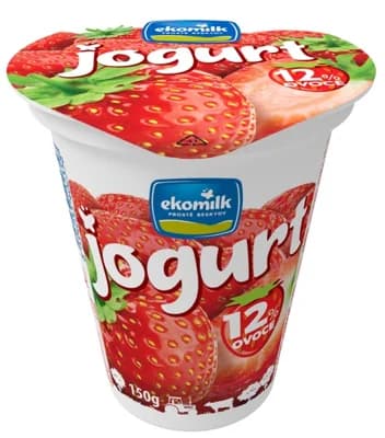 Ekomilk Jogurt 2,7%, jahoda