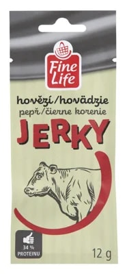 Fine Life Jerky hovězí pepřové