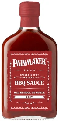 Painmaker Omáčka Sweet & Hot Whiskey BBQ Sauce Old School US Style 1849