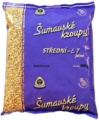 Mlýn a krupárna Mrskoš Šumavské ječné kroupy střední