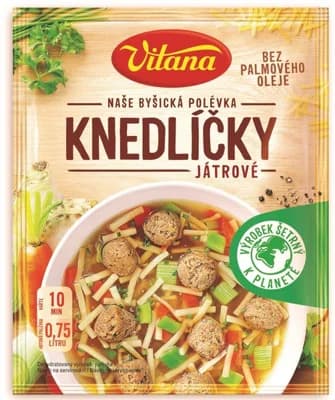 Vitana Polévka s játrovými knedlíčky