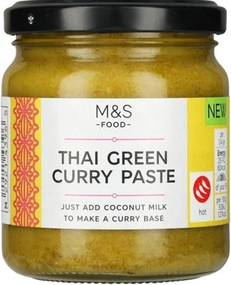 Marks & Spencer Thajská zelená kari pasta