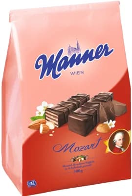 Manner Mozart Opatky s příchutí Mozartových koulí