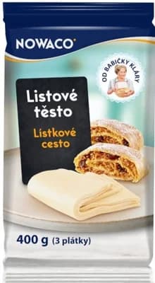 Nowaco Od babičky Kláry Listové těsto 3 plátky