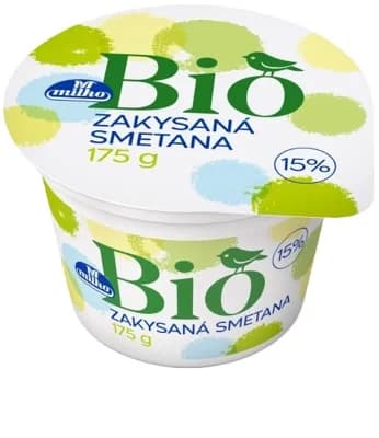 Milko BIO Zakysaná smetana 15 %
