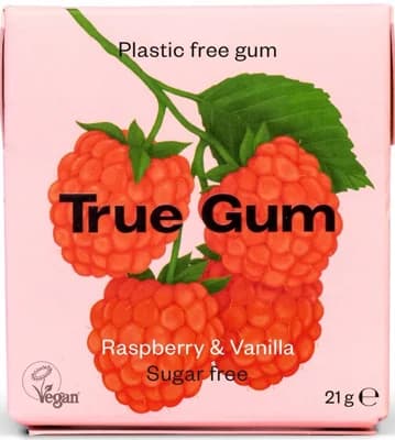 True Gum Žvýkačky malina a vanilka