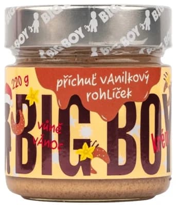 BIG BOY Vanilkový rohlíček - Oříškový krém s příchutí vanilkového rohlíčku