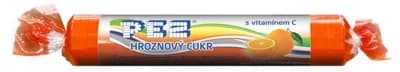 Pez Hroznový cukr s vitamínem C, s pomerančovou příchutí