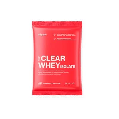 Vilgain Clear Whey Isolate – Strawberry lemonade