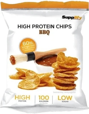 Supplify High Protein Chips - bbq