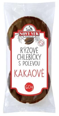 Nový věk Rýžové chlebíčky mléčnokakaové