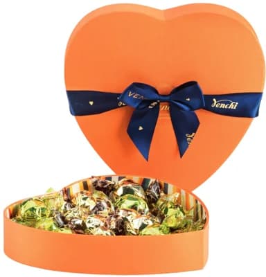 Venchi Bonboniera ve tvaru srdce Murrine pralinky Pearls