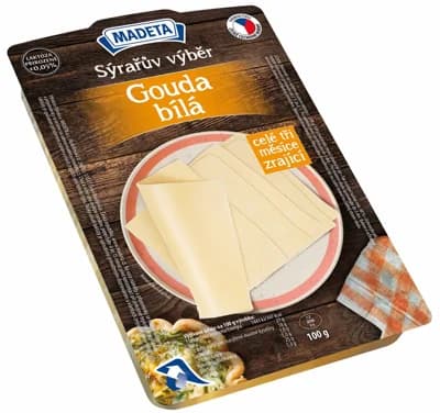 Madeta Sýrařův výběr Gouda 48 % plátky