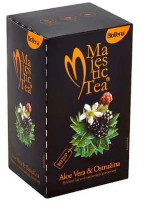 Biogena Majestic Tea Aloe Vera & Ostružina ovocno-bylinný čaj porcovaný 50g