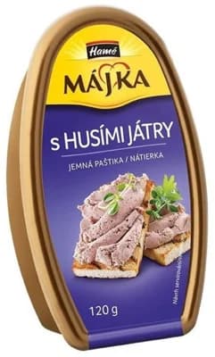 Hamé Májka s husími játry paštika