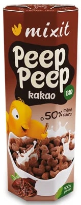 Mixit BIO Cereálie Peep Peep kakao