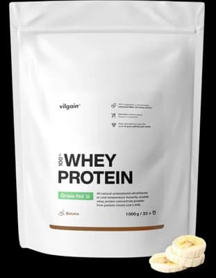 Vilgain Grass-Fed Whey Protein banán