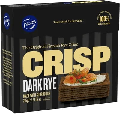 Fazer Crisp žitný chléb tmavý