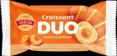 Sedita Croissant Duo broskev a meruňka