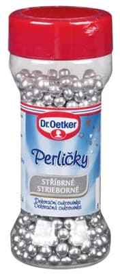 Dr. Oetker Kuličky dekorační bílé/stříbrné