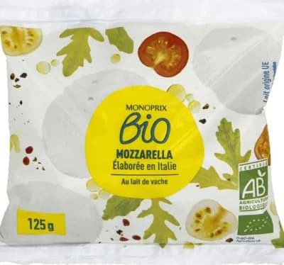 Monoprix Biologique BIO Mozzarella