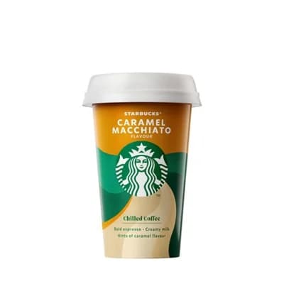STARBUCKS Káva Caramel Macchiato Chilled Coffee chlaz.