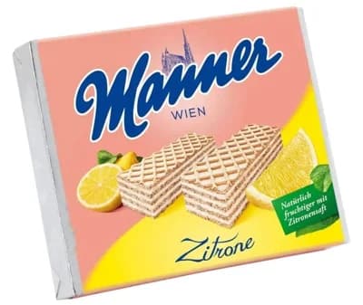 Manner Wien Křupavé oplatky s krémovou citrónovou náplní