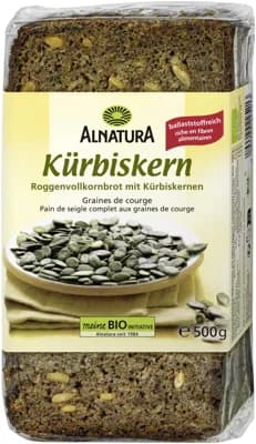 Alnatura BIO Celozrnný žitný chléb s dýňovými semínky