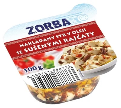 Zorba Nakládaný sýr v oleji se sušenými rajčaty