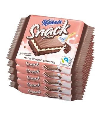 Manner Snack kakaové oplatky 5×25 g