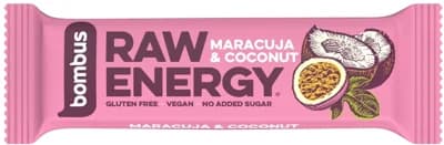 Bombus Raw energy maracuja & coconut tyčinka