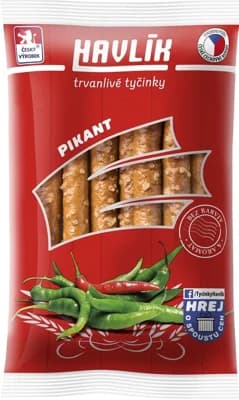 Havlík Trvanlivé tyčinky se sýrem a solí pikantní