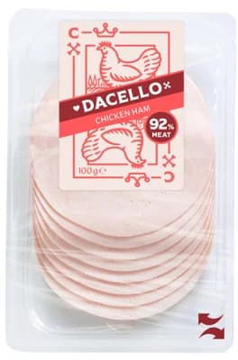 Dacello Kuřecí šunka nejvyšší jakosti 92 %