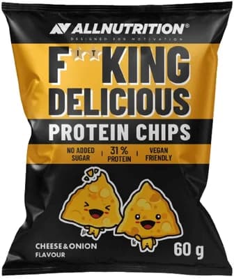 All Nutrition AllNutrition F**king Delicious Protein Chips - sýr/cibulka