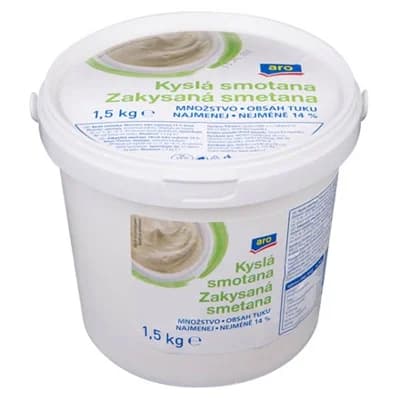aro Smetana zakysaná 14% chlaz. 1,