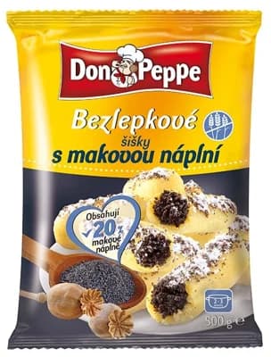 Don Peppe Bezlepkové šišky s makovou náplní