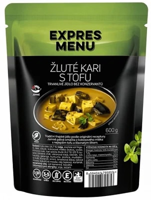 Expres menu Žluté kari s tofu