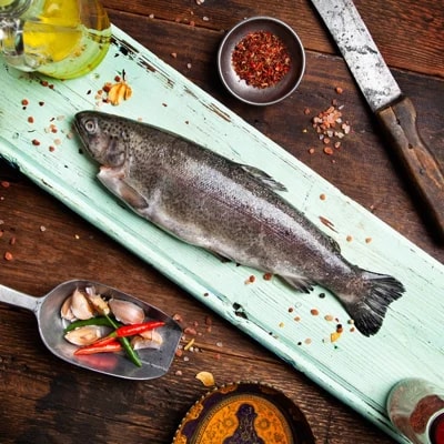 Pstruh Duhový kuchaný