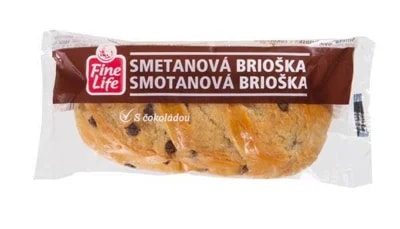 Fine Life Briošky smetanové s čokoládou (8x35g)