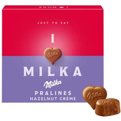 Milka Dezert Pralinky Milk cream "I love Milka"
