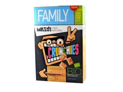 Milzu! - BIO Cereální obdélníčky se skořicí