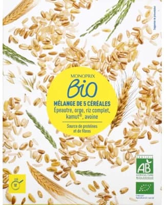 Monoprix Bio mix 5 obilovin